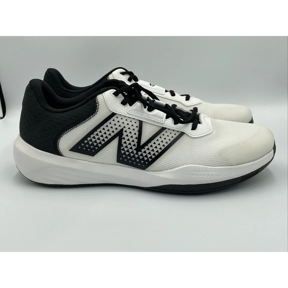 NEW BALANCE 696v6 Tennis Shoes Men's Size US 13‎ D White/Black NEW